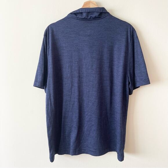 Yankees Navy Blue Polo Short Sleeve Shirt with Logo Mens size XL - Picture 6 of 6